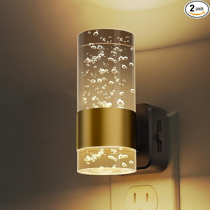 L LOHAS LED Night Lights Plug into Wall, Acrylic Night Light, Dimmable by LLOHASLED