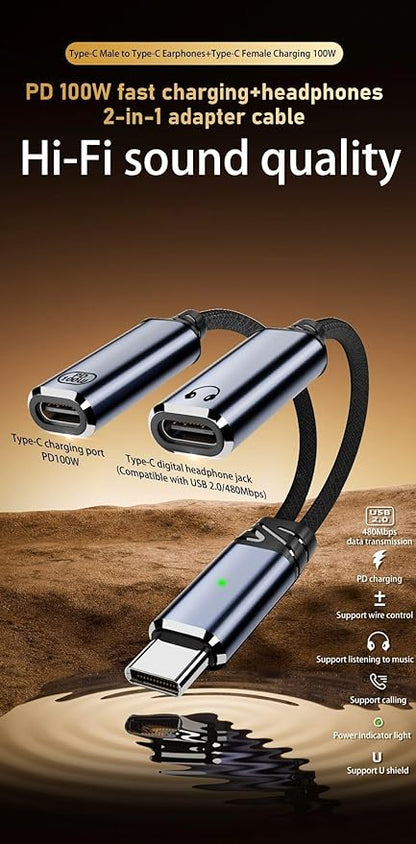 Mizi Headphone Splitter 3.5mm Stereo to Dual 3.5mm Female Jack Audio, Extension - Image 5