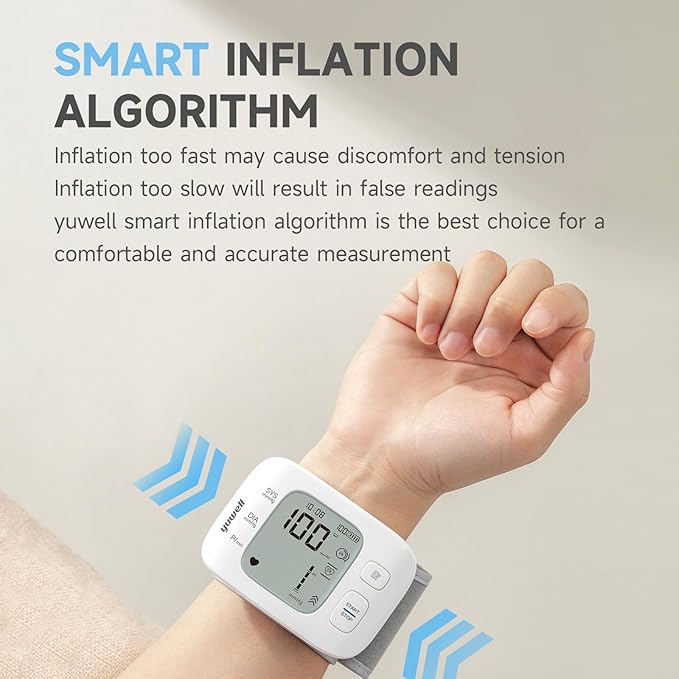 yuwell Wrist Blood Pressure Monitor | Clinical Accuracy, BP Machine - Image 5