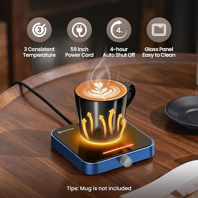 Maestri House Mug Warmer, Electric Coffee Cup Warmer - Image 3