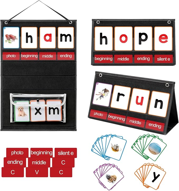 CVC Word Builder Desktop Pocket Chart by ANSTROUT