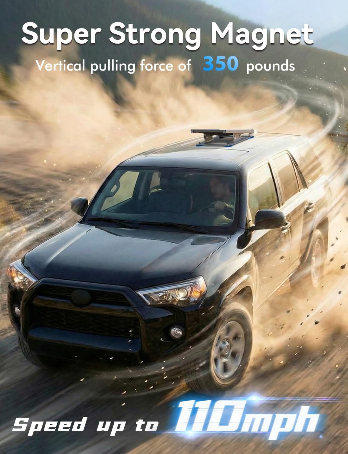 vehiker starlink mini mount magnetic, 30° adjustable car shown in use