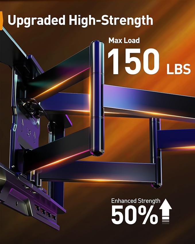 Perlegear AuraFrame™ Pre-Assembled TV Wall Mount - Image 5