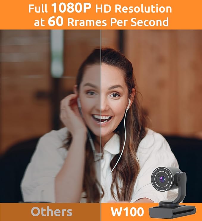 TOUCAN 1080P Webcam with Microphone, FHD Streaming Camera with 1080P/60fps - Image 2
