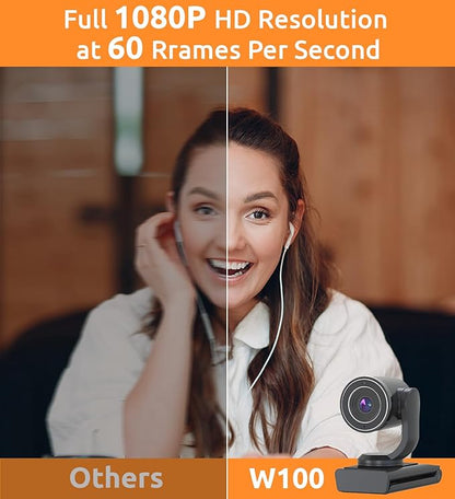 TOUCAN 1080P Webcam with Microphone, FHD Streaming Camera with 1080P/60fps - Image 2