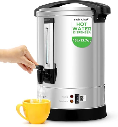 NutriChef Water Boiler and Hot Water Dispenser, 13L Electric Beverage Dispenser by NutriChef%E2%84%A2Kitchen