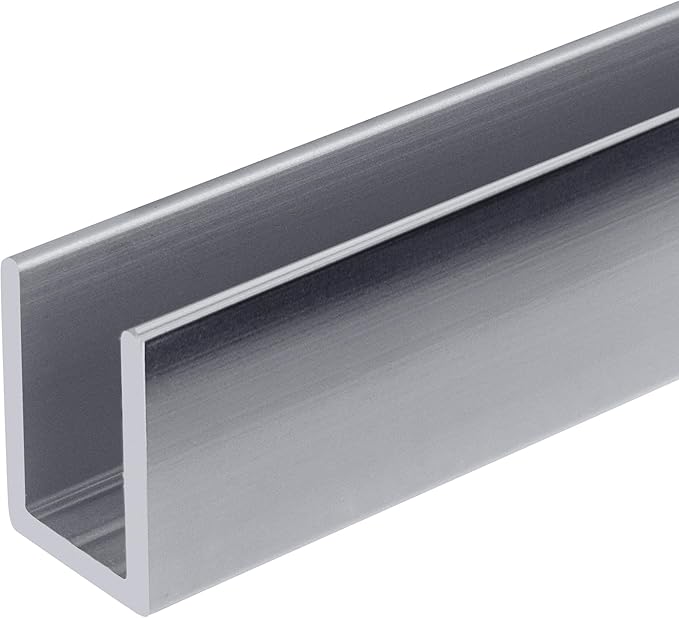 Brixwell SDCD38PS 316 Polished Stainless 3/8" Fixed Panel Shower Door Deep - Image 2