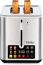 Trisiko® Touch Screen Toaster 2 Slice, Stainless Steel Smart Toaster by TrisikoBrand