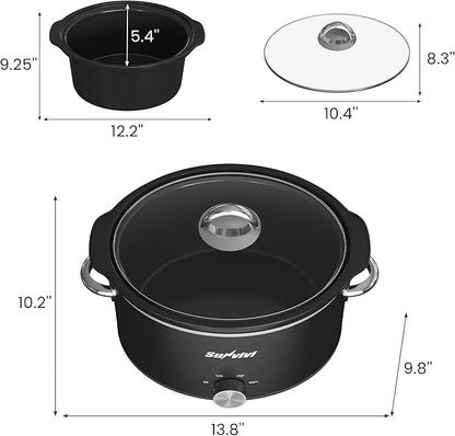Sunvivi Small Slow Cooker 4QT, Mini Food Warmer - Image 8