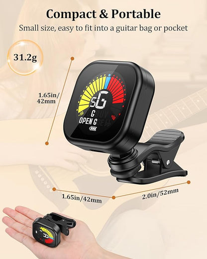 New Bee Guitar Tuner Clip-On Rechargeable - Image 8
