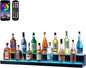 VEVOR LED Lighted Liquor Bottle Display, 2 Tiers 48 Inch Commercial Illuminated by VEVOR