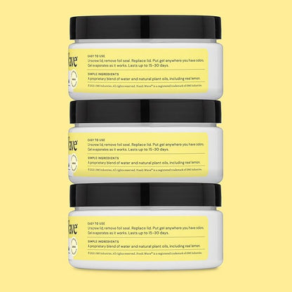 Fresh Wave Lemon Odor Removing Gel, 7 oz., Natural Plant-Based Odor Eliminator - Image 7
