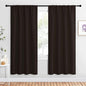 NICETOWN Blackout Curtains for Living Curtains, Toffee Brown, 2 Panels by NICETOWN