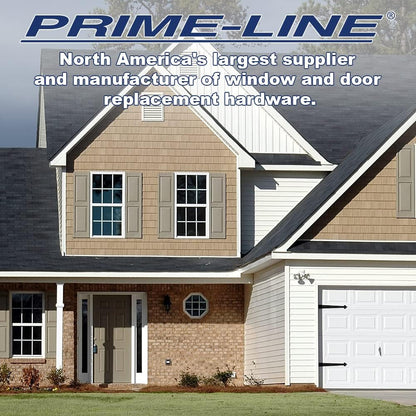 Prime-Line PL 7920 Turn Button with Screws, Nylon, White (12 Pack)