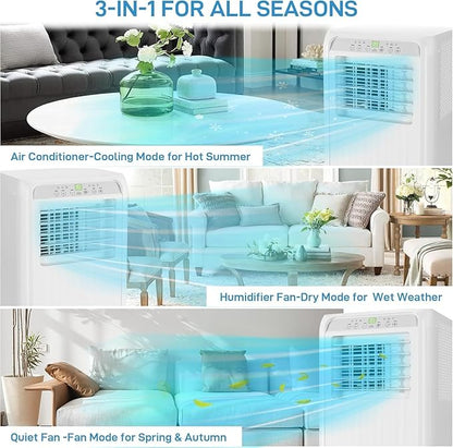 Portable Air Conditioners 8000 BTU, Remote Control AC Unit - Image 4