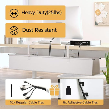 Under Desk Cable Management Tray - Image 5