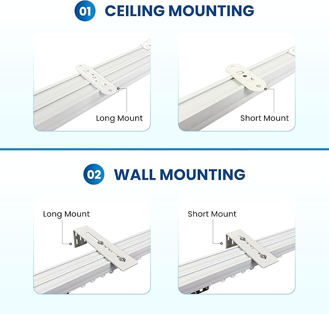 Osprey Smart Curtain Track, Single-Piece Motorized Rod, Adjustable Length - Image 7