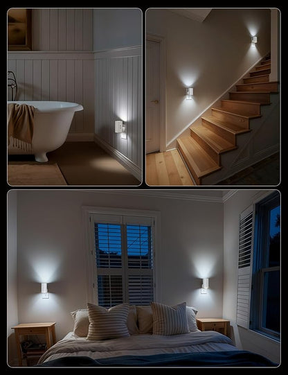 Brightown 2 Pack White Night Lights Plug into Wall, Modern Night Light - Image 5