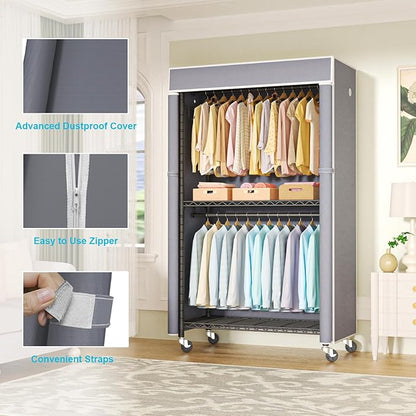 FUTASSI Black Clothing Rack - Image 3