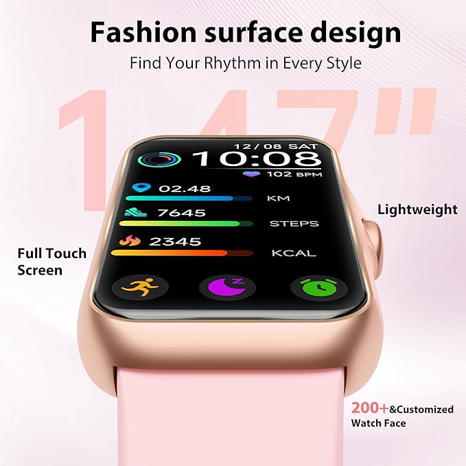 JYUAJOI Fitness Tracker with 24/7 Continuous Heart Rate, Blood Oxygen Monitor - Image 2