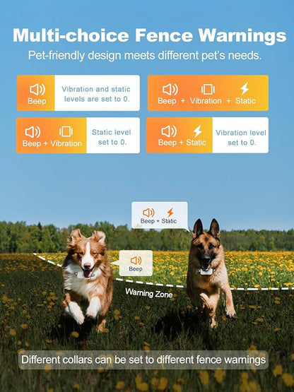 MIMOFPET Wireless Dog Fence for 2 Dogs - Image 4
