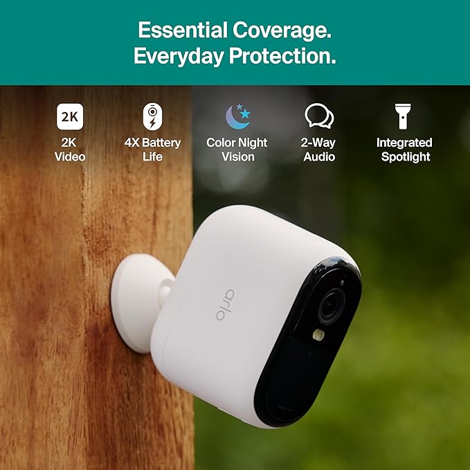 Arlo Essential XL Security Camera 2K - Image 5