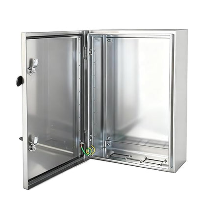 Electrical Enclosure 24x16x8, 304 Stainless Steel Enclosure IP66 Waterproof and by YcXingnon