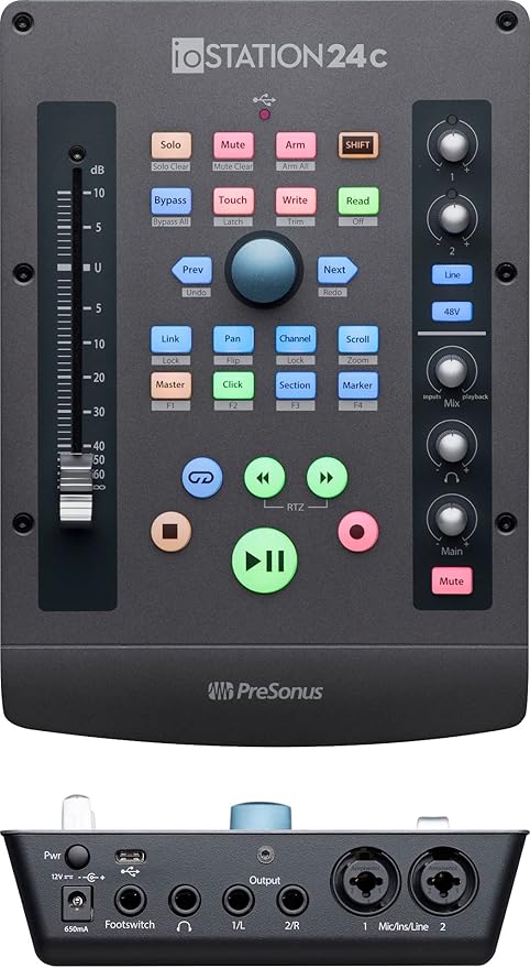 PreSonus ioStation 24c 2x2, 192 kHz, USB Audio Interface and Production - Image 5