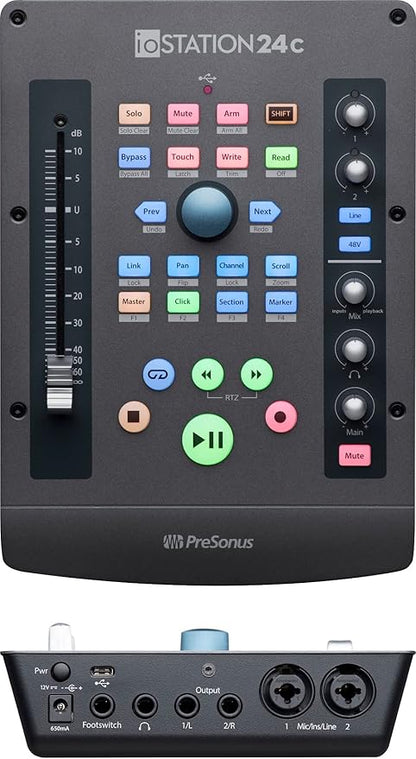 PreSonus ioStation 24c 2x2, 192 kHz, USB Audio Interface and Production - Image 5