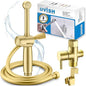 Handheld Bidet Toilet Sprayer, Brass Hand Held Bidet Attachment Cloth Diaper by Uvish