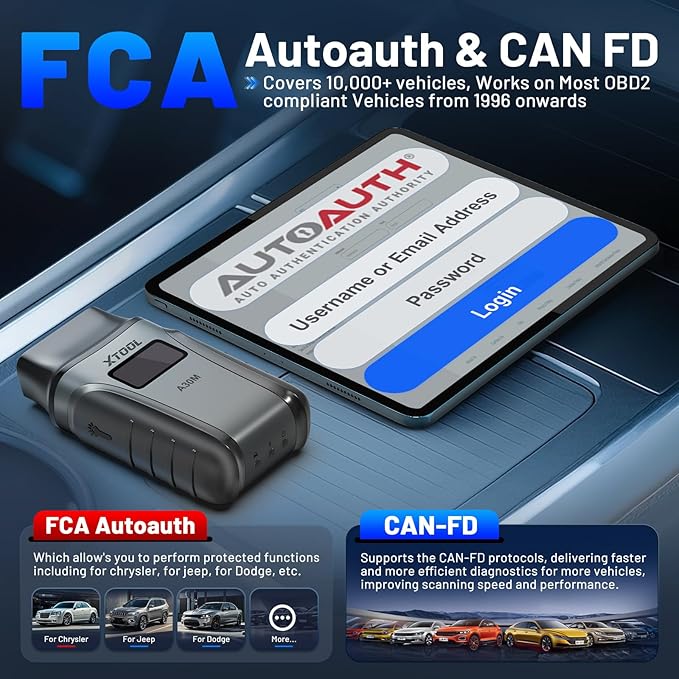 OBD2 Scanner Diagnostic Tool XTOOL Anyscan A30M V2.0, 2026 Wireless - Image 8