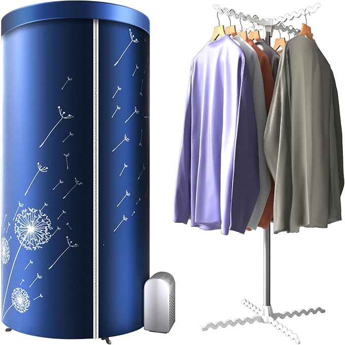 Portable Dryer, 46Inch-1000W Portable Clothes Dryer by KASYDoFF
