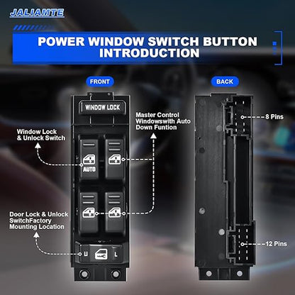 JALIAMTE Driver Side Power Window Switch Master Control Compatiable - Image 2