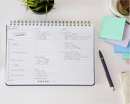 | Durable & Sleek | Undated Daily and Weekly Planner | 8.25" x 11.75" | To Do - Image 6