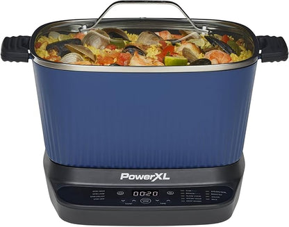 STIRMAX™ Midnight Blue 7.5 Quart Digital Multi-Cooker by PowerXL