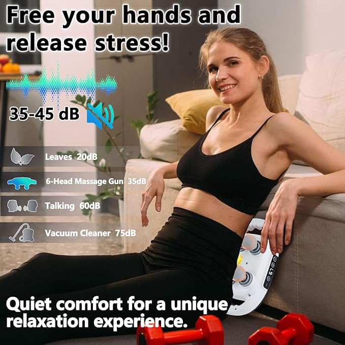 6 Head Massage Gun Deep Tissue - Image 3
