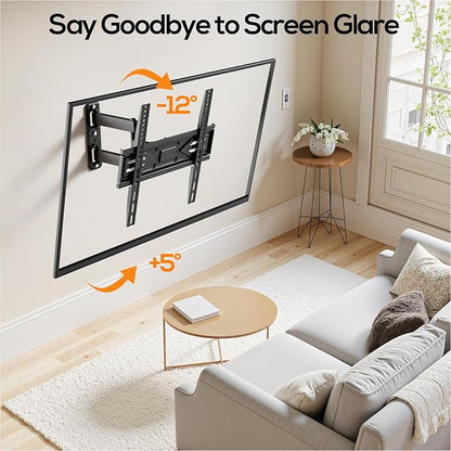 IWORKBOARD 40 43 50 55 inch Full Motion Corner TV Wall Mount - Image 3
