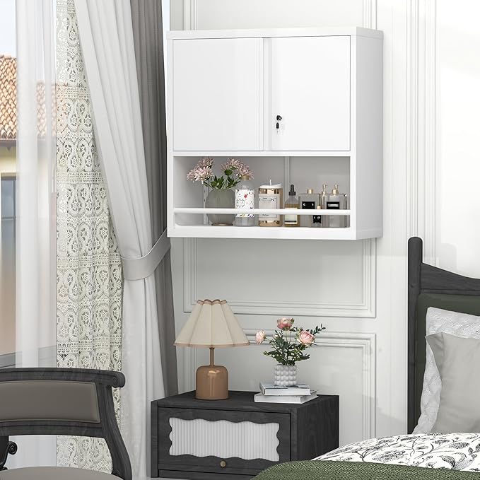 GREATMEET 31" H Locking Metal Garage Storage Cabinet - Image 5