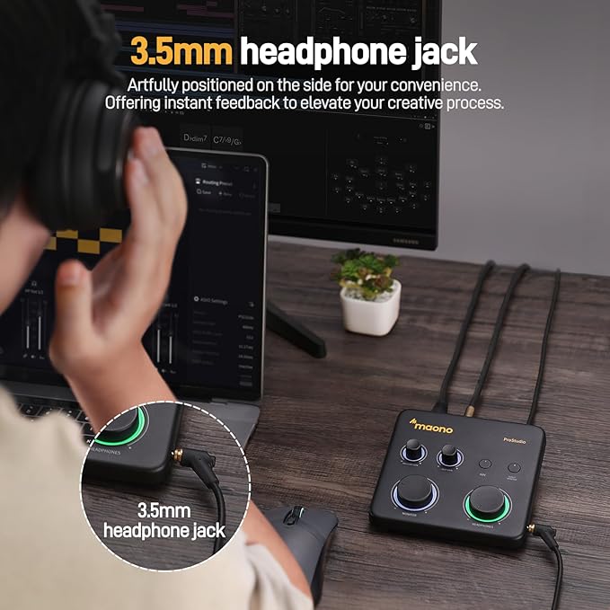 MAONO USB Audio Interface for PC: Interface - Image 9