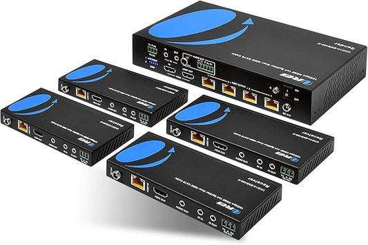 OREI 1x4 HDMI Extender Splitter HDBaseT 4K, HDR by OREI