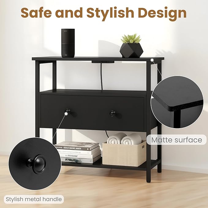 Edbuosy 27 Inch Wide Night Stand - Image 6