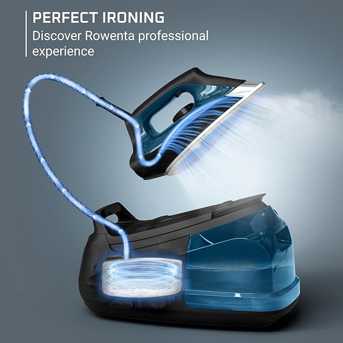 Rowenta Steam Station, Stainless Steel Soleplate, Professional Iron Steamer - Image 2