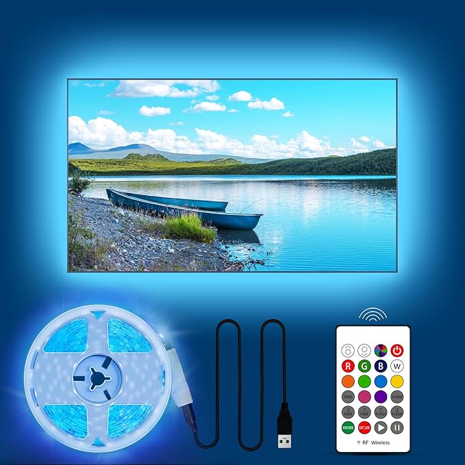 Led Lights for TV 82 85 86 90 95 Inches, 21Ft TV Led Backlight for TV Home by HAMLITE