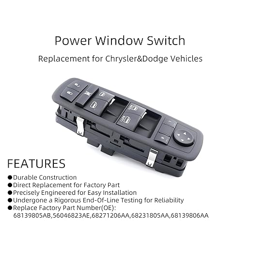 Master Power Window Control Switch Driver Side-Compatible - Image 4