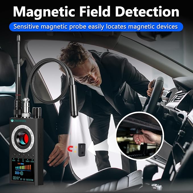 JMDHKK K19 Hidden Camera Detector, Bug Detector, Signal Detector, Spy Camera - Image 3