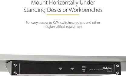 StarTech.com 1U Wall Mount Patch Panel Bracket – 19 in – Steel - Image 5