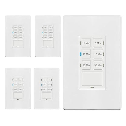 TG 30-Min Countdown Timer Switch, Neutral Required in Wall Timer by TG