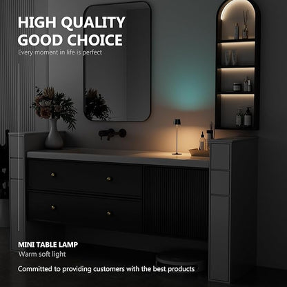 Compact Cordless Table Lamp, Rechargeable LED Night Light, Dual Light Source - Image 9