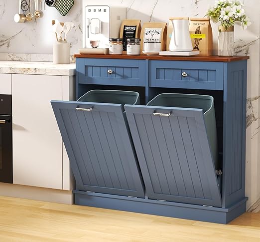 Tilt Out Trash Can Cabinet - Image 4
