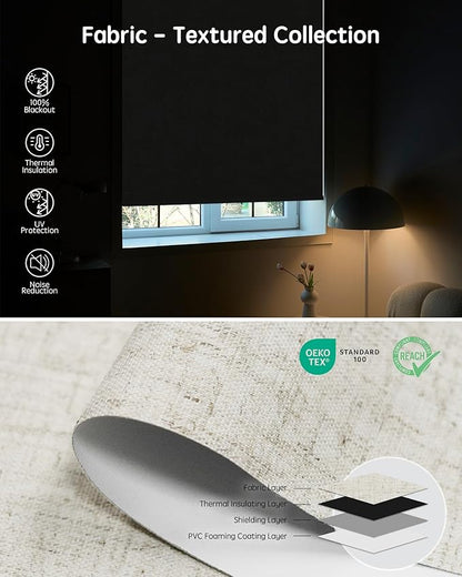 Yoolax Motorized Blinds with Remote, Automatic Window Shades Work with Alexa - Image 6